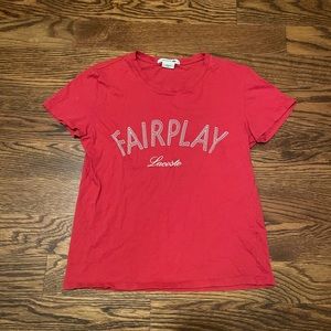 Lacoste Red Graphic T-shirt